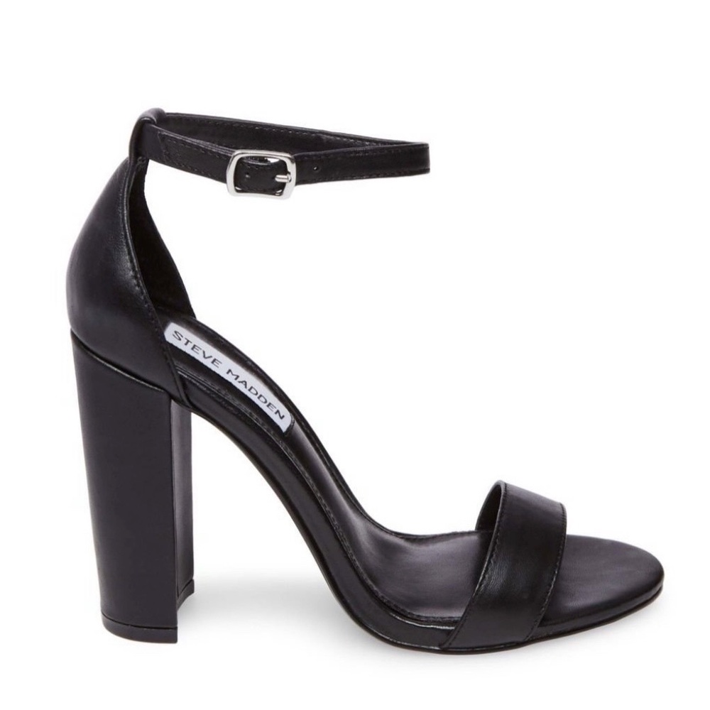 Steve Madden Carrson black leather size 6